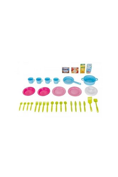 PİLSAN Picnic Basket 33 Pieces Gray Color Pls-06-005