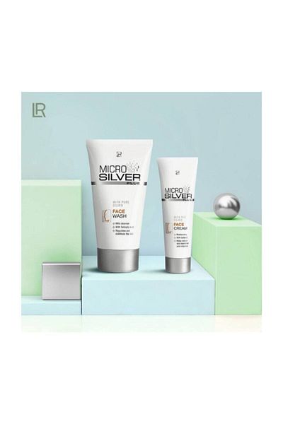 LR Microsilver Plus Face Care Set 150 ml.50 ml
