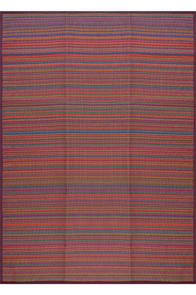 CRAFT HOME Katlanabilir Plastik Hasır Halı Kilim Piknik Plaj Park Bahçe Teras Veranda