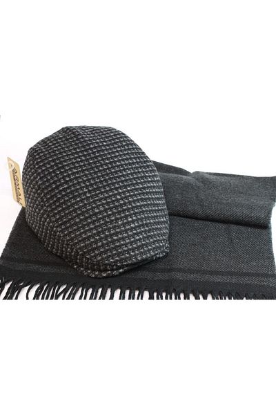 Armalı Şapka Sports Cap Scarf Set