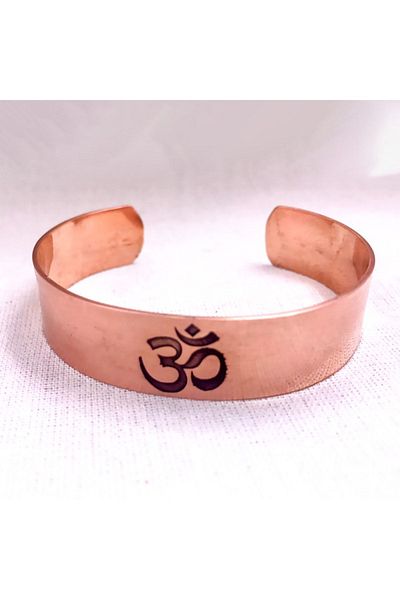 ajda's Pure Copper Aum Om Symbol Bracelet
