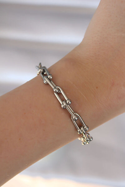 Clariss سوار تيفاني فضي - 316L ستيل