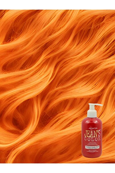jeans color Amonyaksız Renkli Saç Boyası Turuncu 250ml. Kokusuz Su Bazlı Ornge Hair Dye