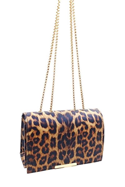 MAC&MOS Geantă de umăr de damă de culoare leopard