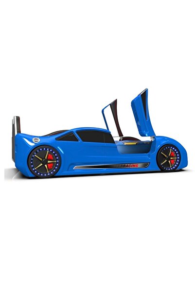 inegoldeneve Supercarbeds - Rs - Bugattı - Arabalı Yatak Araba Yatak - Extreme - Kapıları Yukarı Açılır - Beyaz