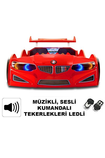 inegoldeneve Bmw - Full - Arabalı Yatak Araba Karyola - M9 Serisi - Tekerleri...