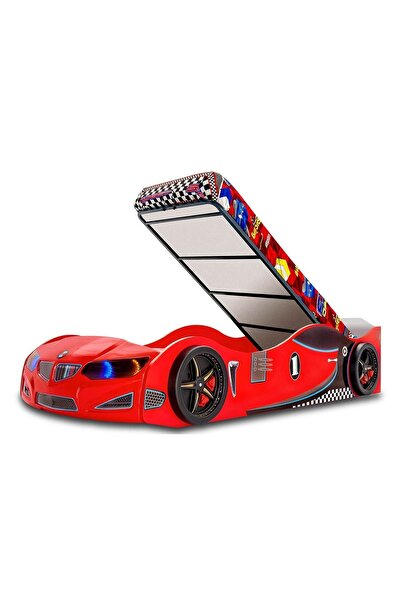 supercarbeds Bazalı Arabalı Yatak - Araba Karyola - Işıklı - Eco2