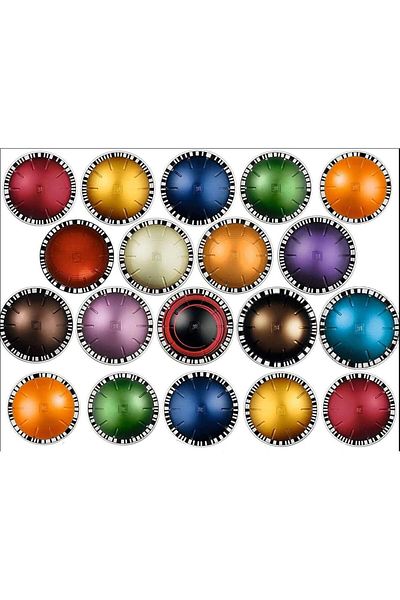Nespresso مجموعة اختبار VERTUO ESPRESSO/Double ESPRESSO مكونة من 10 كبسولات مختلطة للقهوة