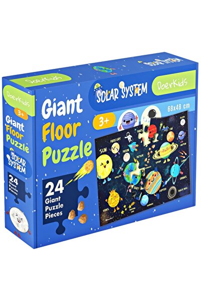 DoerKids Dev Gezegenler Jumbo Yer Puzzle | Eğitici Solar Sistem | 3-6 Yaş 24 ...