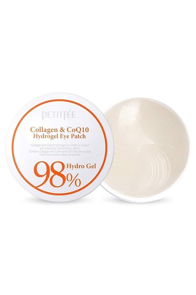 Petitfee Petitfee Collagen q10 Hydrogel Eye Patch 60 ks - Hydrogelové náplasti na oči s mořským kolagenem
