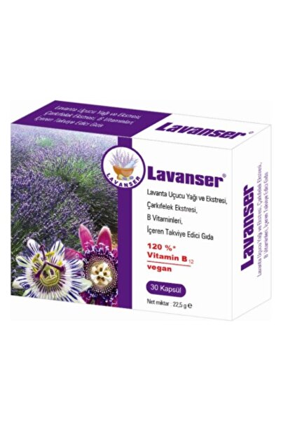 Ligone Lavanser 30 Vejetaryen Kapsül