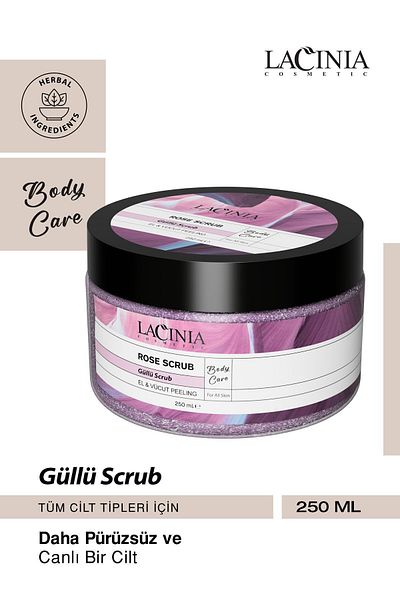 Lacinia Rose Scrub (Hand and Body Peeling) 250Ml
