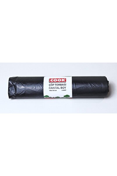 COOK Ekstra Kalın Çöp Torbası Hantal Boy 100x150 cm 5li