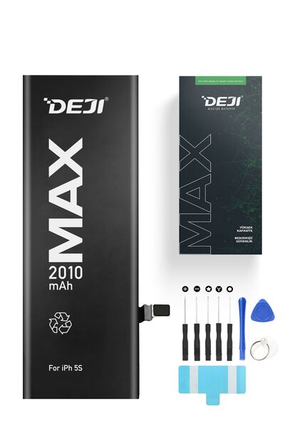 Deji İphone 5s/ Iphone 5c Batarya 2010 Mah Yüksek Kapasitede Mucize Batarya