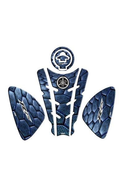 Gogo Yamaha R25 2014 - 2018 Uyumlu Tank Pad Set 003