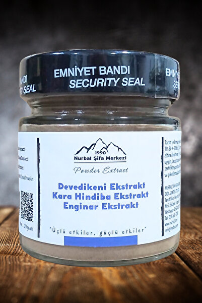 Nurbal Şifa Merkezi Devedikeni, Kara Hindiba, Enginar Ekstrakt 120 Gr Krc