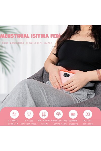 SZ MASTER Digital Regl Kemeri Lüks Göstergeli Sıcaklık Titreşim Şarjlı Bel Kemeri Masaj Aleti