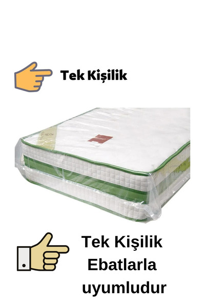 Palifix Ultra Kalın Tek Kişilik Yatak Koruma Naylonu Taşıma Taşınma Saklama P...