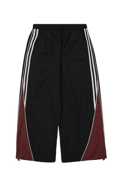 DEEFWEAR Red Black Y2K Vintage Baggy Streetwear Pants/ Sweatpants