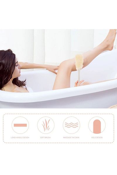 BEYZANA Long Handle Sponge - Bathroom
