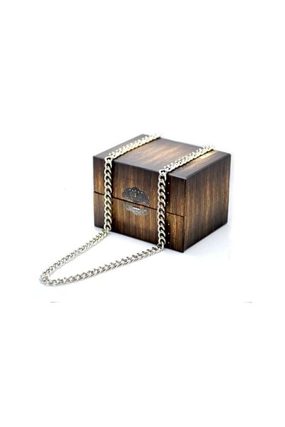 Petit Store سلسال طويل موديل فضي للجنسين 70 سم
