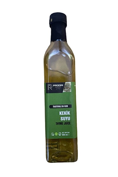 Proori Saf Doğal İçilebilir Kekik Suyu Cam 500 Ml