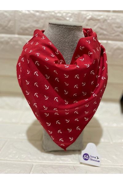 sema aksesuar Unisex Anchor Patterned Bandana - Scarf
