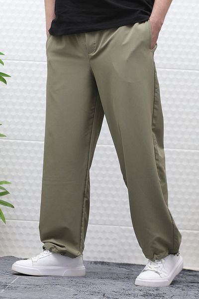 WAFRA Men's Baggy Trousers - Adjustable Leg and Lycra Parachute Fabric