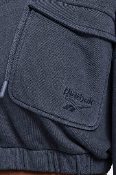 Reebok IMELDA FZ Mavi Kadın Eşofman Üstü