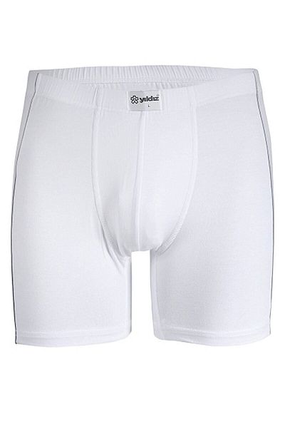 TekYıldız White Modal Lycra Men's Boxer