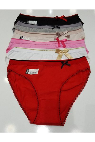 Tutku Slip de 6 piese de culoare mixtă pentru femei