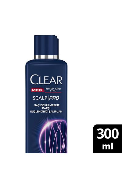 Clear Scalp Pro Strengthening Shampoo - Effective for Hair Loss and Dandruff 300 ml