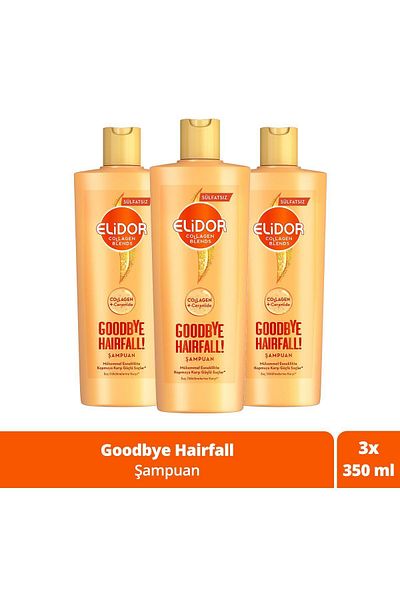 Elidor Goodbye Hairfall - Collagen Blends Sulfate-Free Hair Care Shampoo 350 ml