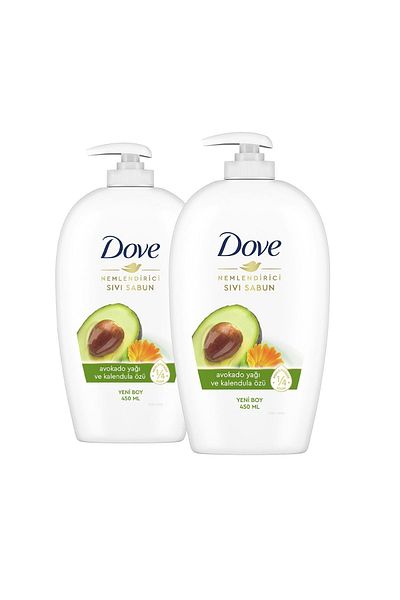 Dove Moisturizing Liquid Soap Avocado Oil and Calendula Extract 450 ml