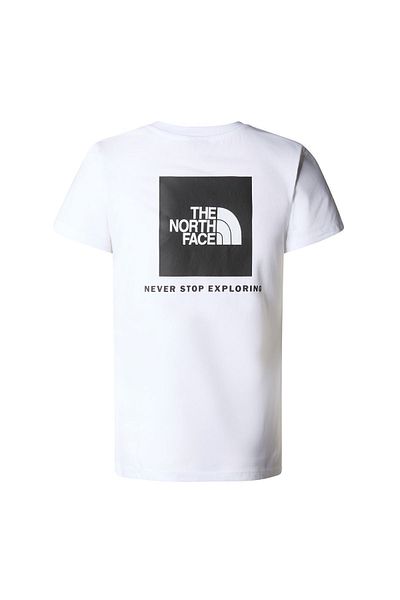 THE NORTH FACE W S/s Box Nse Slim Tee Damen Weißes T-Shirt Nf0a87nmfn41