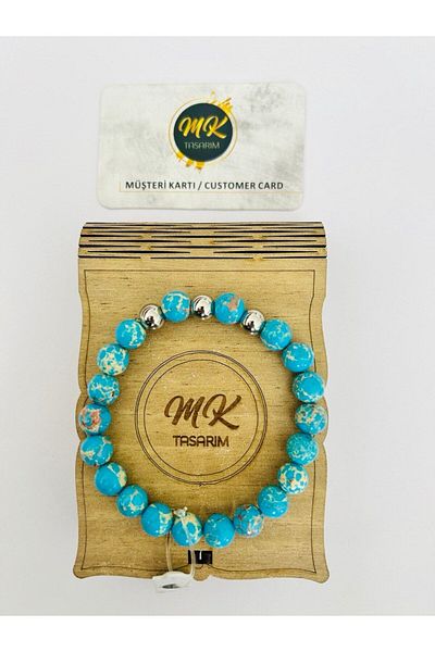 MK tasarım REAL VARICID STONE BRACELET MK.013.013