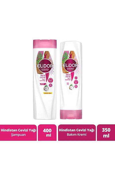 Elidor Energy of Nature Hair Care Shampoo Coconut Oil 400 ml Hair Care Conditioner 350 ml