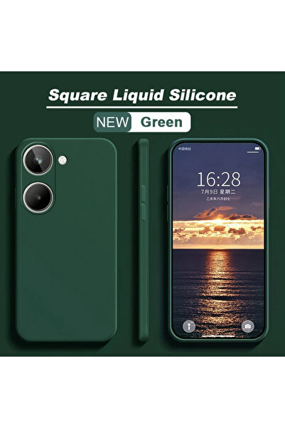 Fibaks Realme 10 Kılıf Kamera Çıkıntılı Içi Kadife Lansman Yumuşak Dokulu Silikon Kapak