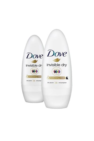 Dove Kadın Deodorant Roll-on Invisible Dry 50 ml X2