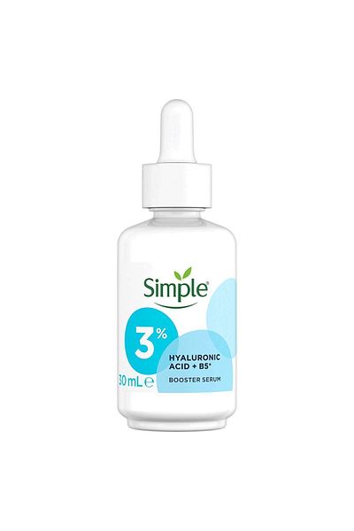 Simple Booster Serum 3% Hyaluronic Acid + Vitamin B5 Deep Skin Moisturization 30 ml