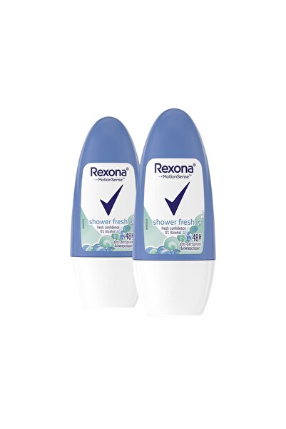 Rexona Üstün Koruma Kadın Roll On Deodorant Shower Fresh 72 Saat Kesintisiz Koruma 50 ml X2