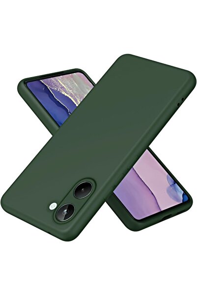 Fibaks Realme 10 Kılıf Kamera Çıkıntılı Içi Kadife Lansman Yumuşak Dokulu Silikon Kapak