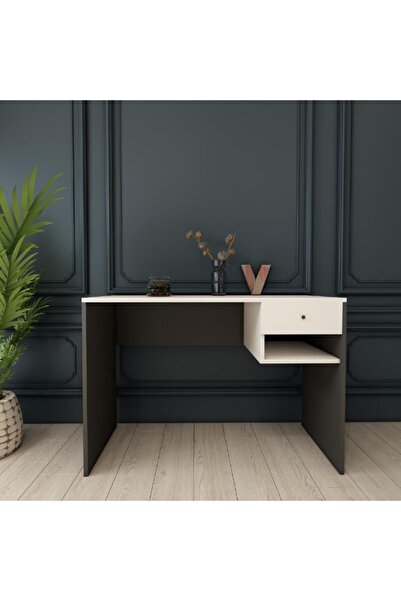 Bimossa S7130 Berlin Çalışma Masası Antrasit/beyaz