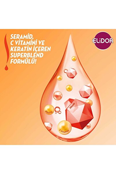 Elidor Superblend Şampuan Anında Onarıcı 400 ml X2 1 Minute Onarıcı Süper Saç Bakım Kremi 170 ml