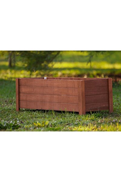 MANDU 114x38 Dekoratif Ahşap Saksı
