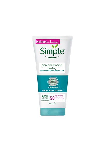 Simple Daily Cut Detox Peeling - Pore Purifying, Non-Shine, 150 ml