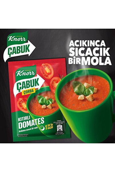 Knorr Kıtırlı Domates Çabuk Çorba 22 gr X 24 Adet