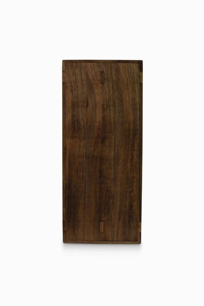 Woodsaka رف ملفات من قسمين من WOODSAKA Reka - للاستخدام الأفقي والرأسي - لون الجوز