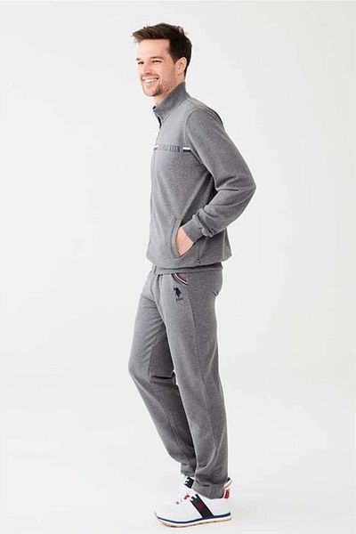 U.S. Polo Assn. Ανδρική αθλητική φόρμα με φερμουάρ