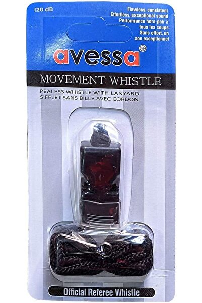Berlinshop Avessa Dk-20 Antrenman Düdüğü Ipli Siyah 120db
